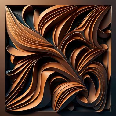 3D model abstract art (STL)